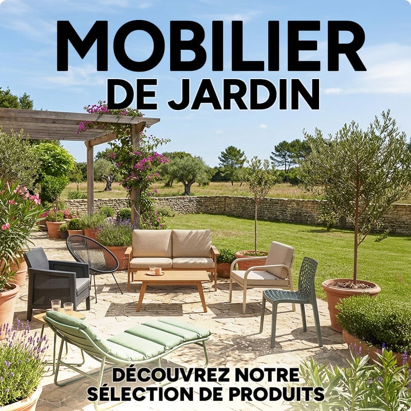 Mobilier de jardin : découvrez notre sélection de produits