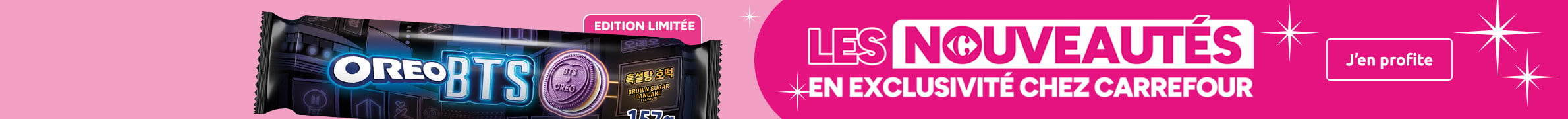 Oreo BTS édition limitée 157g en exclusivité chez Carrefour