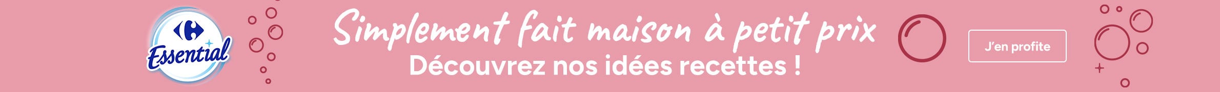 Simplement fait maison à petit prix. Découvrez nos idées recettes !