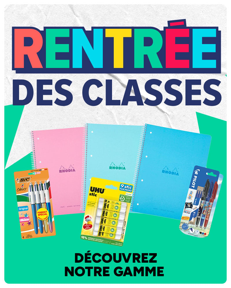 Rentrée des classes : découvrez notre gamme de fournitures scolaires