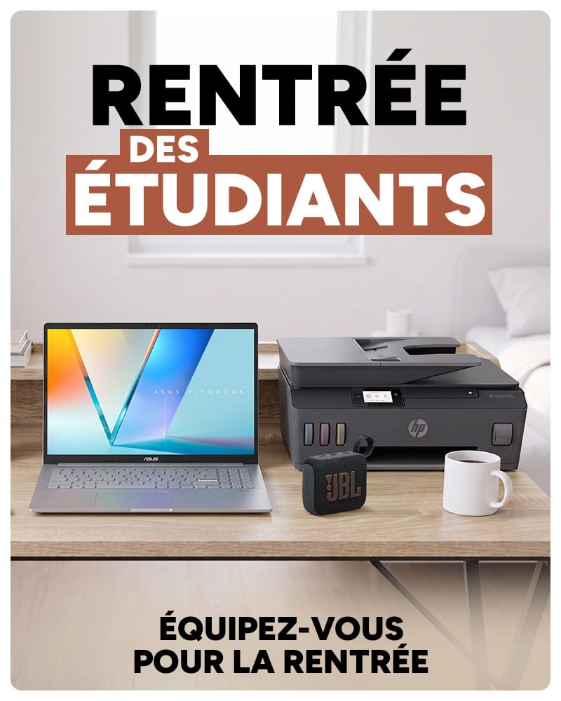 Équipez-vous pour la rentrée des étudiants