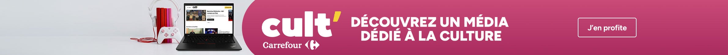 Découvrez Carrefour Cult', un média dédié à la culture