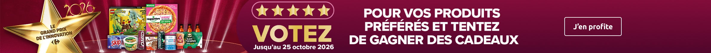 Grand Prix de l'Innovation 2026 : votez pour vos produits préférés