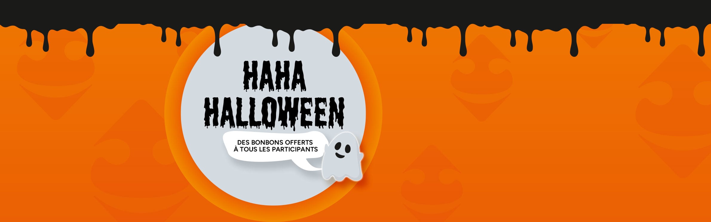 Haha Halloween : des bonbons offerts à tous les participants