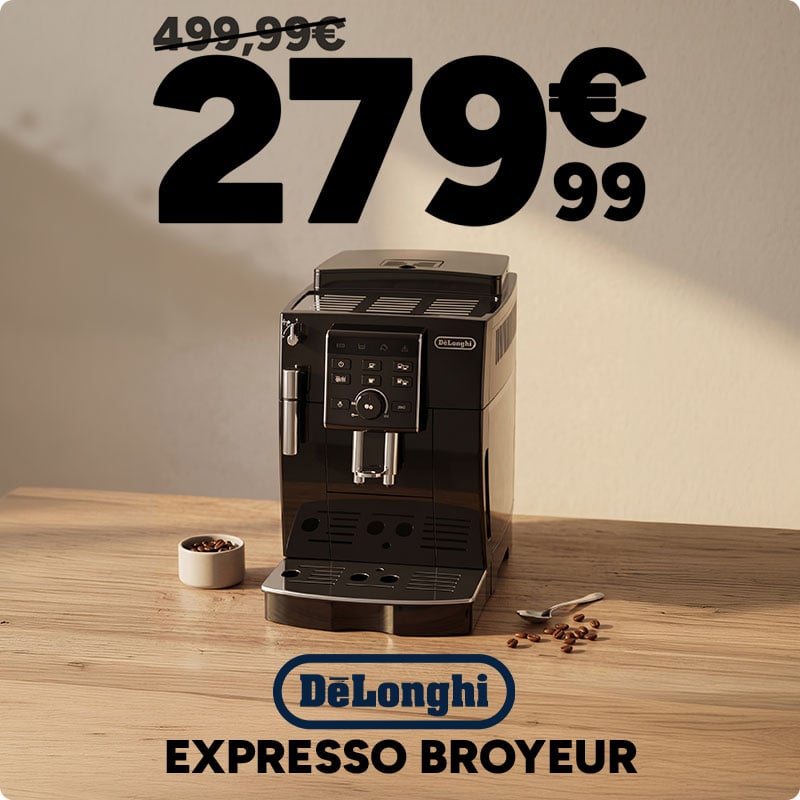Expresso broyeur DeLonghi à 279,99€ au lieu de 499,99€