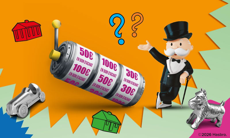 Carrefour Traiteur : Bons d'achat de 30€, 50€ et 100€ à gagner avec Monopoly
