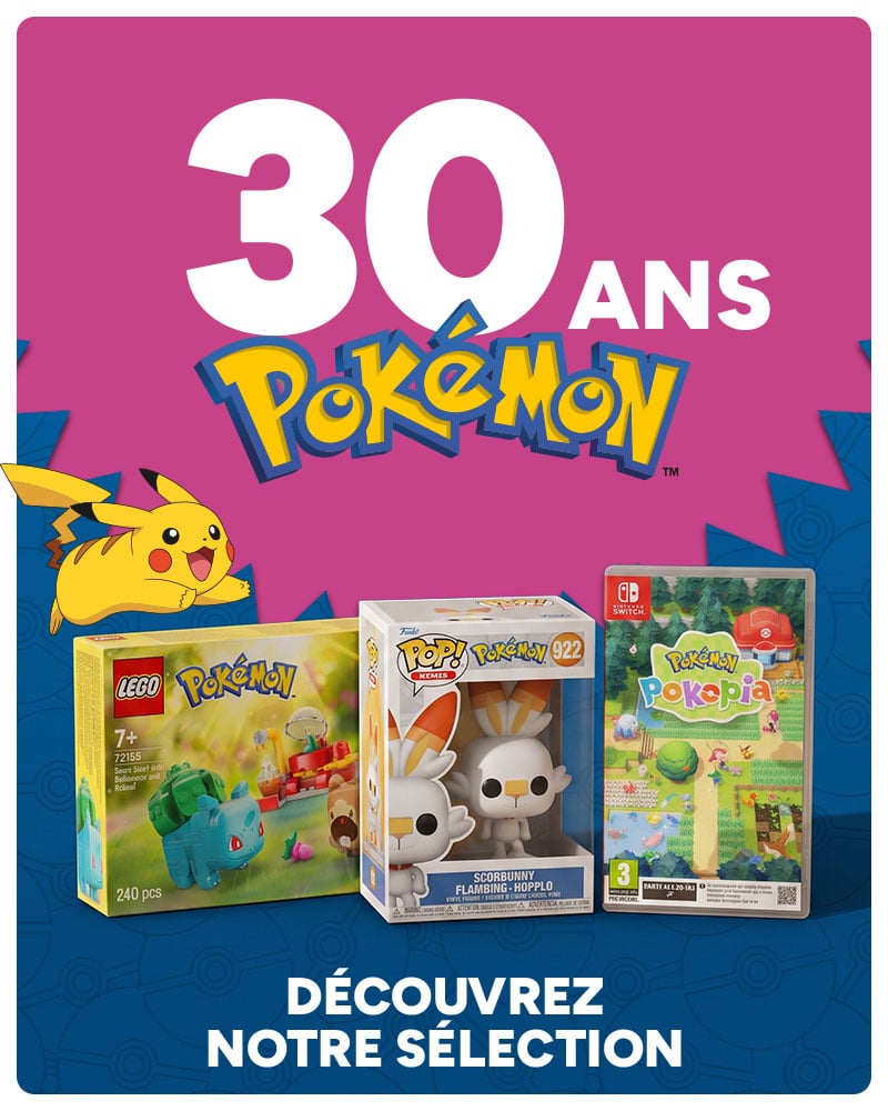 30 ans Pokémon découvrez notre sélection