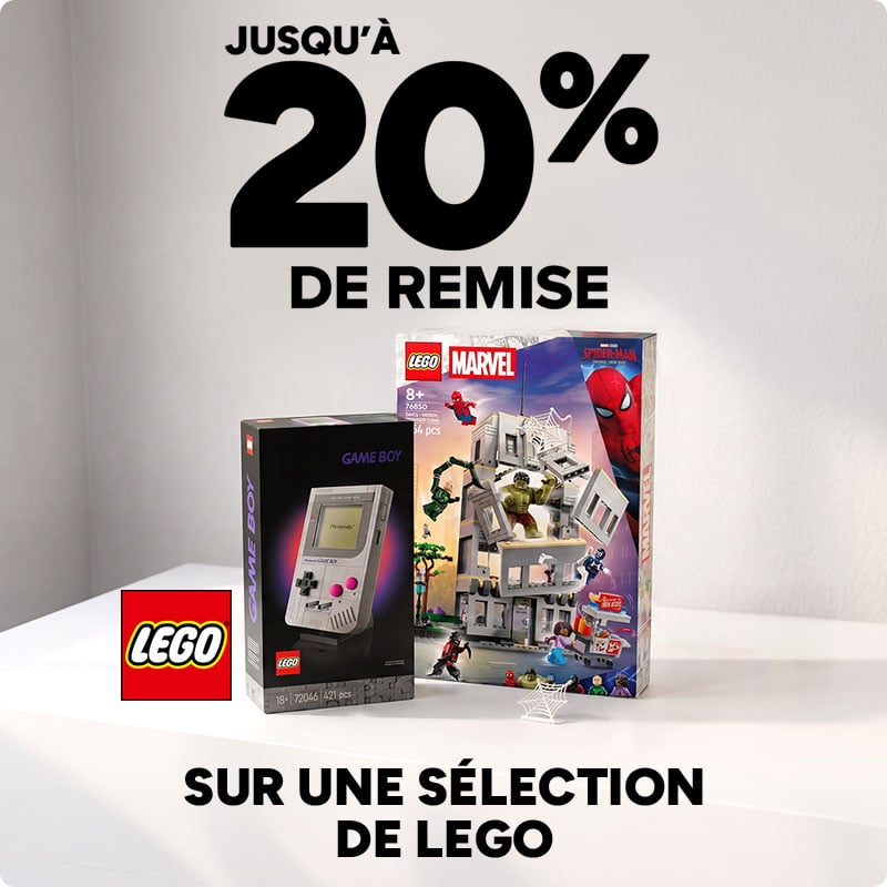 Jusqu'à 20% de remise sur une sélection de jeux LEGO