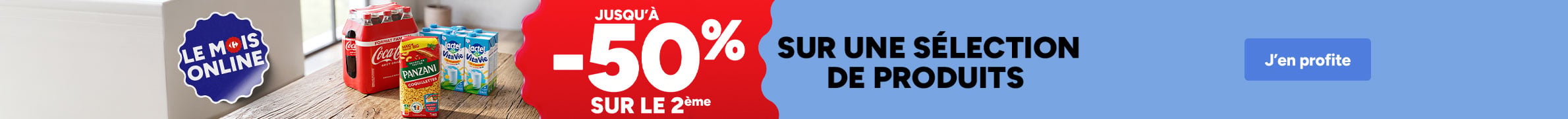 Le Mois Online : jusqu'à -50% sur le 2ème sur une sélection de produits.