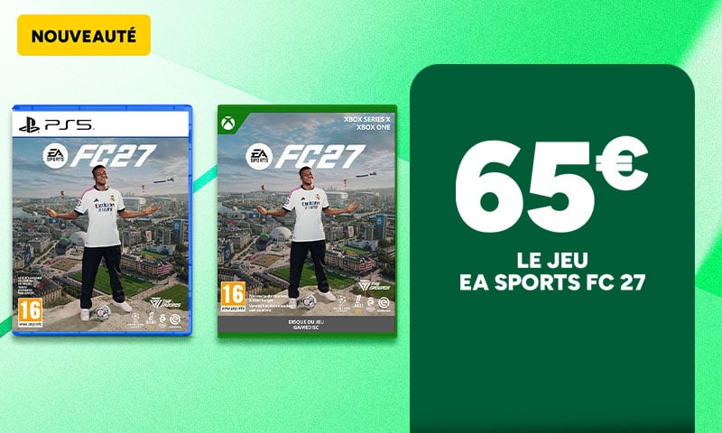 Nouveauté : Le jeu EA Sports FC 27 PS5 et Xbox à 65€