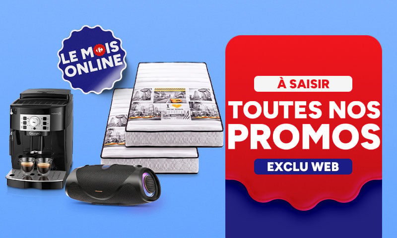 Le Mois Online : à saisir toutes nos promos exclu web.