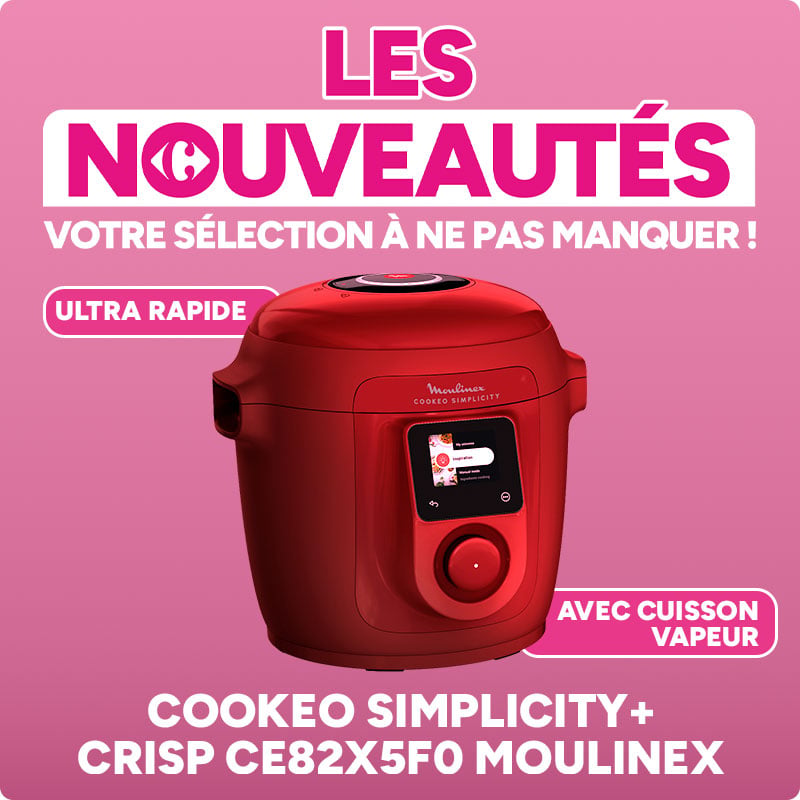 Les Nouveautés Moulinex Cookeo Simplicity+ Crisp CE82X5F0