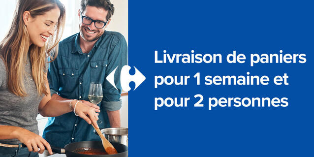 je me fais livrer mon panier pour la semaine