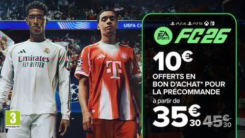 FC 26 10€ offerts en bon d'achat pour la précommande
