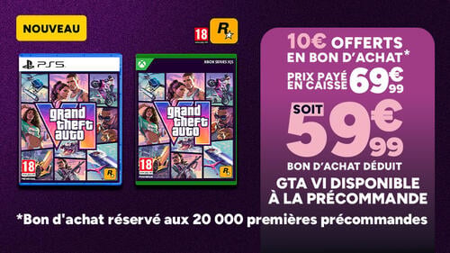 GTA VI disponible à la précommande sur PS5