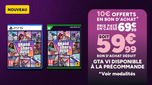Précommandez le jeu GTA VI sur PS5 et Xbox Series X