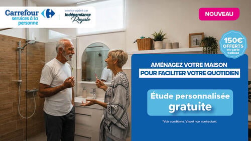 Carrefour Services à la personne : étude personnalisée gratuite pour aménager votre maison.