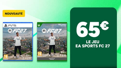 Nouveauté : Le jeu EA Sports FC 27 sur PS5 et Xbox à 65€